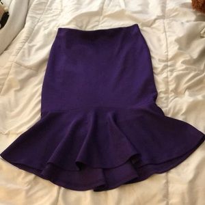 Zero city purple skirt size small NWT